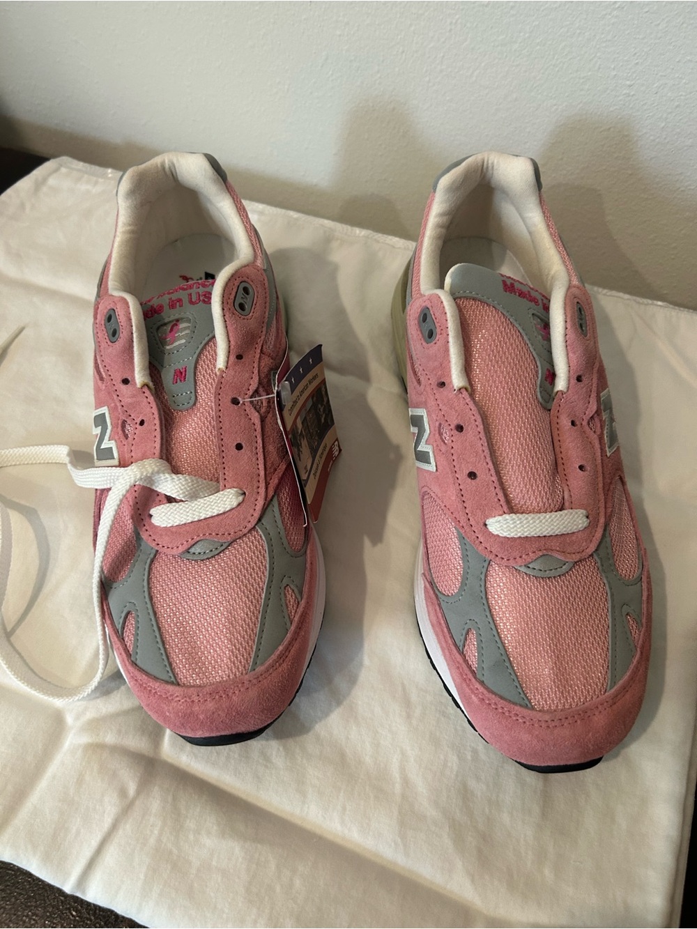 New Balance Women’s Pink and Gray Athletic Sneakers
